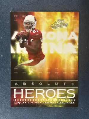 2007 Absolute Memorabilia Heroes Anquan Boldin Cardinals /100