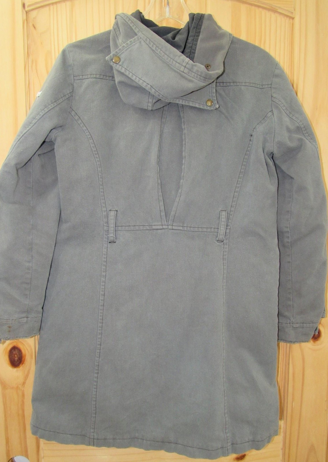 System Action Jacket Womens Medium Gray Hooded Pa… - image 13