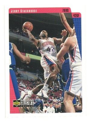 1997-98 UD Collector's Choice NBA Basketball Philadelphia 76ers Jerry Stackhouse