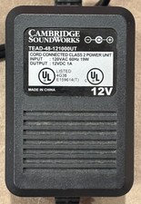 GENUINE CAMBRIDGE SOUNDWORKS AC POWER ADAPTER TEAD-48-121000UT