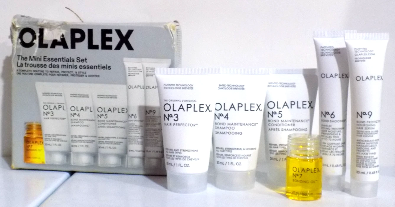 SEALED!~Olaplex The Mini Essentials 6 PIECES Set For Hair *DAMAGED BOX*