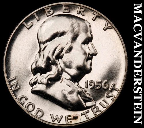 1956 Franklin Half Dollar- Silver- Choice Gem Proof Luster No Reserve #J1694