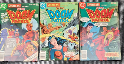 Showcase Doom Patrol #94 #95 #96 DC Comics 1st New Team 1st Celsius Key Lot