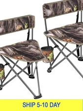 REDCAMP 2 Pack Tripod Hunting Chairs for Blinds, Folding Lightweight Portable Fi