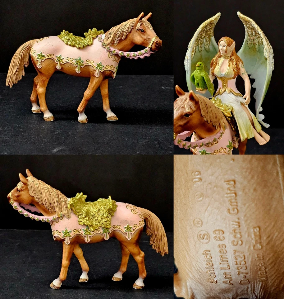 Schleich Bayala Shadow Elf Bilara Nuray Surah Unicorn Horse Sorceress Fairy - Image 4 of 4