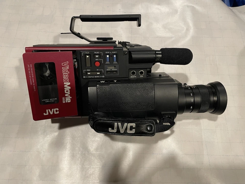 Back to the Future JVC GR-C1U VideoMovie VHS-C Camcorder For Parts/Not Working - Image 2 of 4