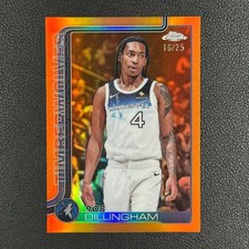 2025 Topps Chrome Rob Dillingham Orange Refractor 16/25#Z