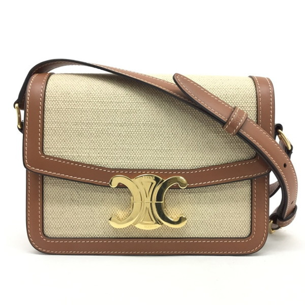 Celine Classic Triomphe Shoulder Bag 191242Egc.02Nt Natural