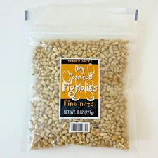 New Trader Joe's Dry Toasted Pignolias Pine Nuts 8 oz