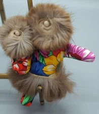 Inuit Yupik Doll with Baby Souvenir of Alaska