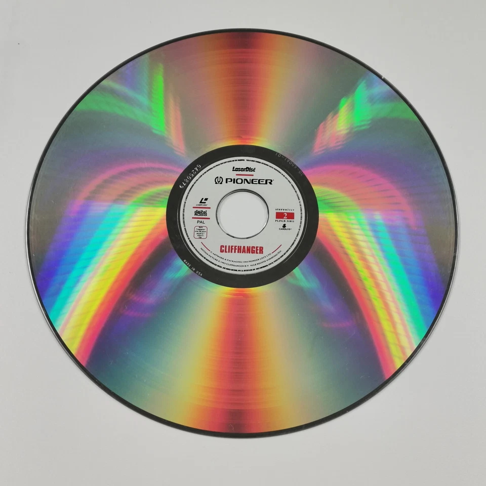Laser Disk Disc - LD Cliffhanger - Hang on - 1994 - Bild 4 von 4