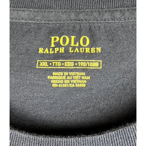 POLO Ralph Lauren Mens Navy Blue V-Neck T-shirt sz XXL (13115) - Picture 3 of 3