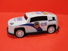 Japan Tin Mini Litho White Police Wagon