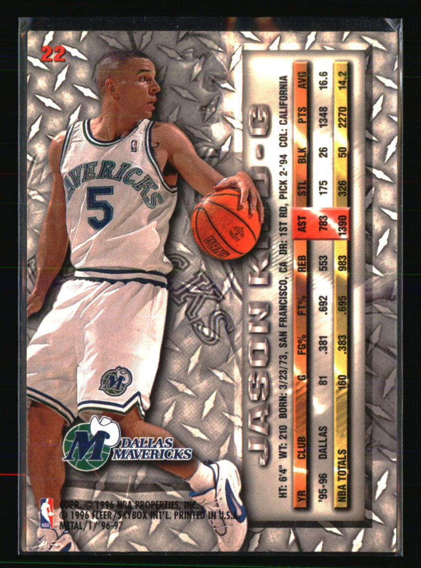 Jason Kidd 1996 Metal #22 Basketball Card | eBay