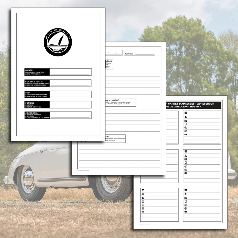 PLYMOUTH PROWLER : Libretto Di Restauro E Manutenzione - CONSEGNA GRATUITA - Immagine 3 di 4