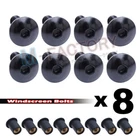 Black Windscreen Bolts Screws Kit 8 pcs For Honda CBR600RR 07-13
