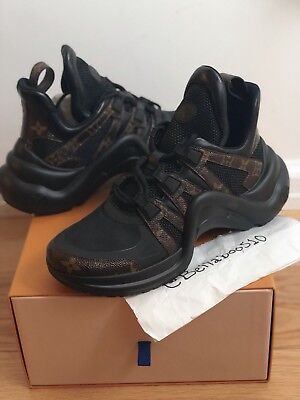 NIB Louis Vuitton LV Archlight Sneaker in Black Monogram sz 40 | eBay