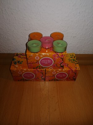 Partylite Teelichtbox ''Tribute To Tokyo'' 3 Stück = 45 Teelichter, NEU & OVP