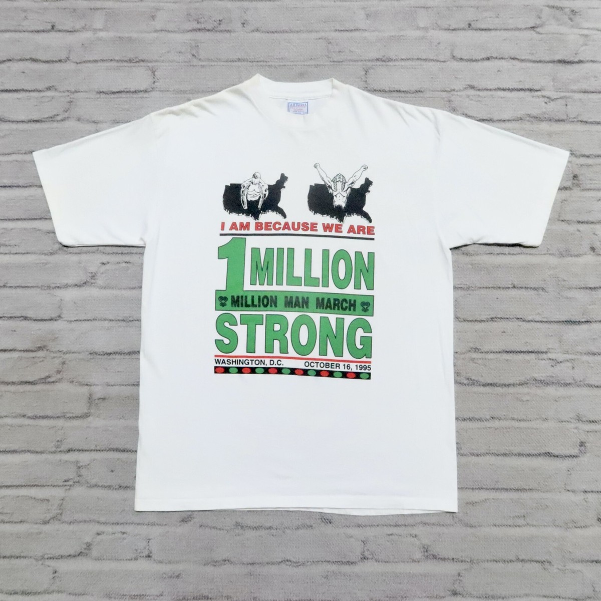 希少 90's MILLION WOMMAN MARCH スウェット XL Vintage 90s Million Man March Tee Shirt Size XL Made in USA | eBay