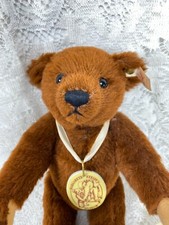 Vintage 1999 Steiff Museum Club Member Bear 30cm About 12" Tall Tags