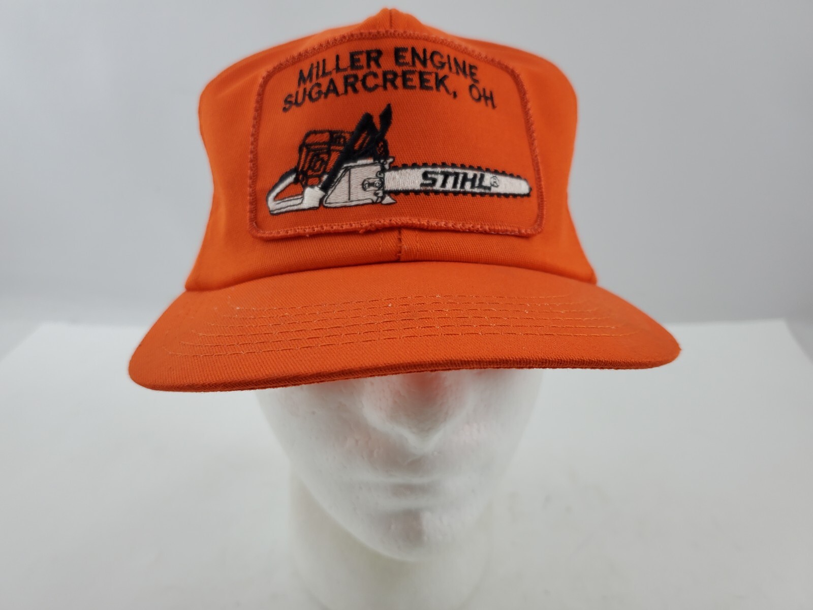 Vintage Miller Engine Stihl Patch Snapback Trucke… - image 3