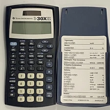 Texas Instruments TI-30X IIS Scientific Calculator 10-Digit LCD. Tested