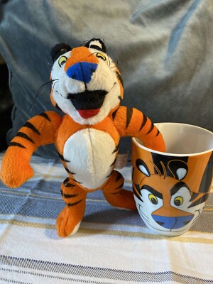 KELLOGG'S Tony The Tiger Ceramic Coffee Tea Frosted Flakes Cereal MUG 2013