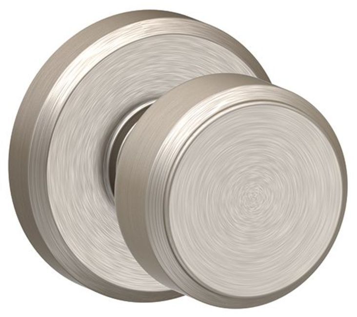 Schlage F170-BWE-GSN Bowery Non-Turning One-Sided Dummy Door Knob