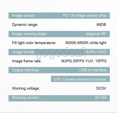 Visualizzazione canale radicolare dentale Mini Micro telecamera intraorale HD LED intra orale - Foto 11 di 24