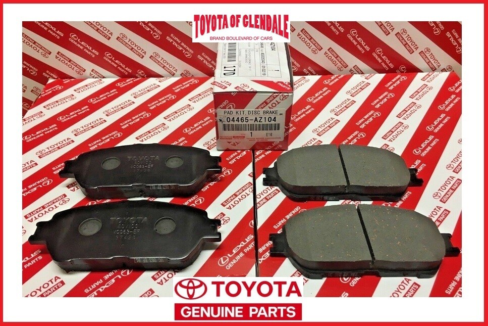 2003-2010 TOYOTA SIENNA FRONT CERAMIC BRAKE PADS GENUINE OEM 04465 ...