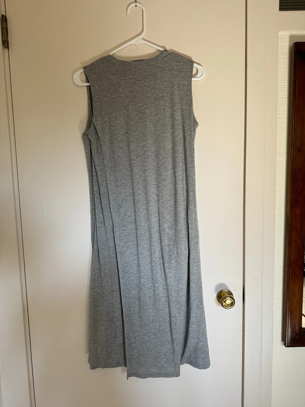 ACNE STUDIOS Abito a strati Acne Studio Kaci Tencel grigio melange senza maniche xs