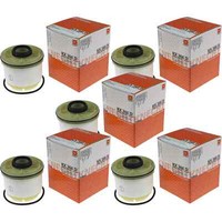 5X Mahle / Knecht Kraftstofffilter KX 268D Fuel Filter