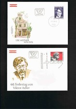 2 Österreich - FDC`s - Mi. Nr. 1588 + 1589 TOP Zustand !!! - siehe Scan
