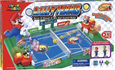 EPOCH Games Super Mario 7434 Super Mario Rally Tennis - Action Game, Multicolor