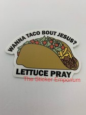 Funny Christian Jesus Sticker  Water Bottle  Laptop  Tumbler  Vinyl Decal