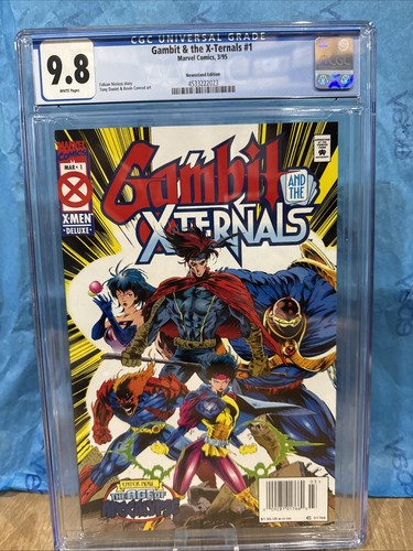 Gambit & the X-Ternals 1 CGC 9.8 NM/M Age of Apocalypse 1995 Newsstand Comic