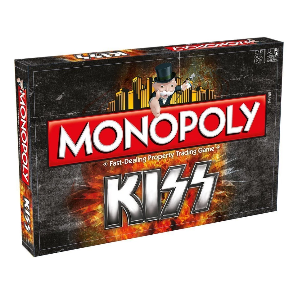 KISS Rock Band Monopoly Board Game