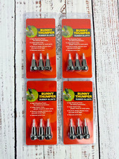4 packs Bunny Thumper Small Game hunting Rubber Blunt Broadhead Arrow Tip