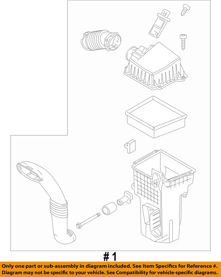Used Air Cleaner Assembly fits: 2011 Ford Fiesta AT Grade A - Image 4 of 4