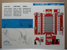La Ciutat de Paper (Barcelona) "Doppeldeckerbus ALCO 400" Papiermodell