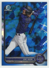 2022 Bowman Draft Sapphire Edition - Zac Veen #BDC-32 Base Prospect