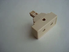 Antique Telephone cord adapter wall cord modular plug use any vintage cord