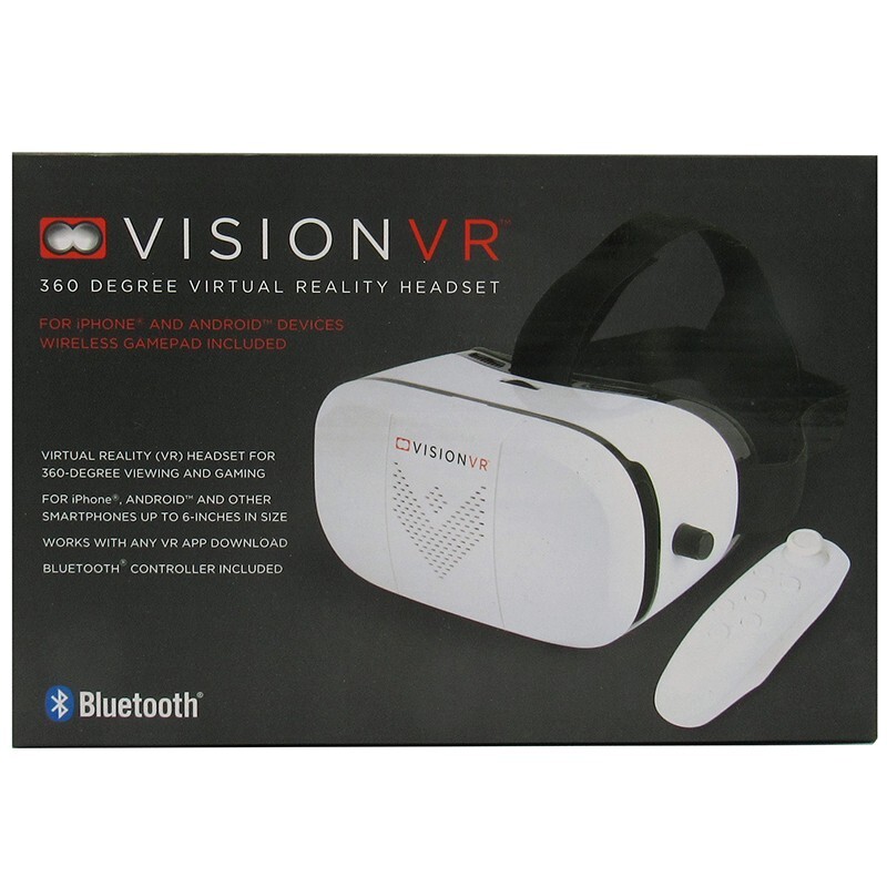 Vision VR 360 Degree Virtual Gaming Headset Wireless Controller