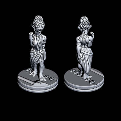 Alien Courtesan - Novus Landing - Starfinder - Cyberpunk - Science Fiction - Syf