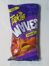 1 Bag Of Takis Waves Hot Chili Pepper Lime Potato Chips Fuego 8 Oz