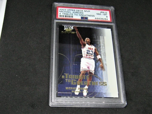 Jordan 2003 Tribute to Greatness, MJ2, PSA 8 RARE, only 15 graded total!
