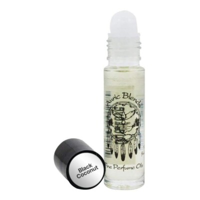 Auric Blends Black Coconut Roll-on Perfume Oil | Alcohol Free 0.33 Fl. Oz