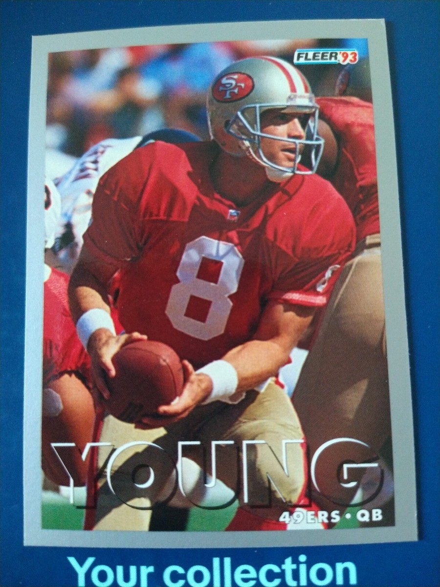 1993 Fleer Football Steve Young #212 San Francisco 49ers | eBay