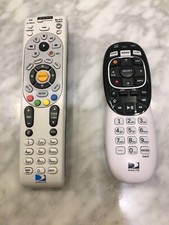 Used Direct TV Remote Control LOT OF 2 1 RC73  1 RC65 Fast FREE Shipping