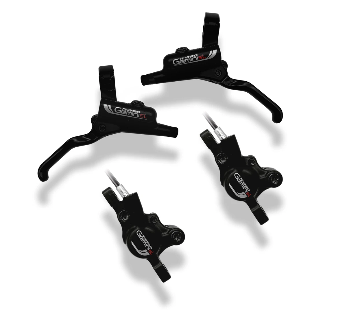 Tektro Gemini HD-M520 Hydraulic Disc Brake Set - Black - Choose